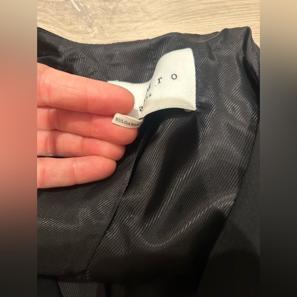 SANDRO PARIS Blazer Jacket in Black / Size 38 / - Picture 8 of 10